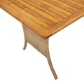 Miniatyrbild 11 av 11: vidaXL Soffgrupp för trädgården med dynor 6 delar beige konstrotting