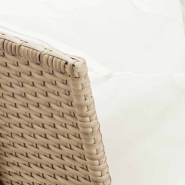 vidaXL havesofa med hynder polyrattan beige