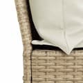 Miniatyrbillede 9 af 11: vidaXL havesofa med hynder polyrattan beige