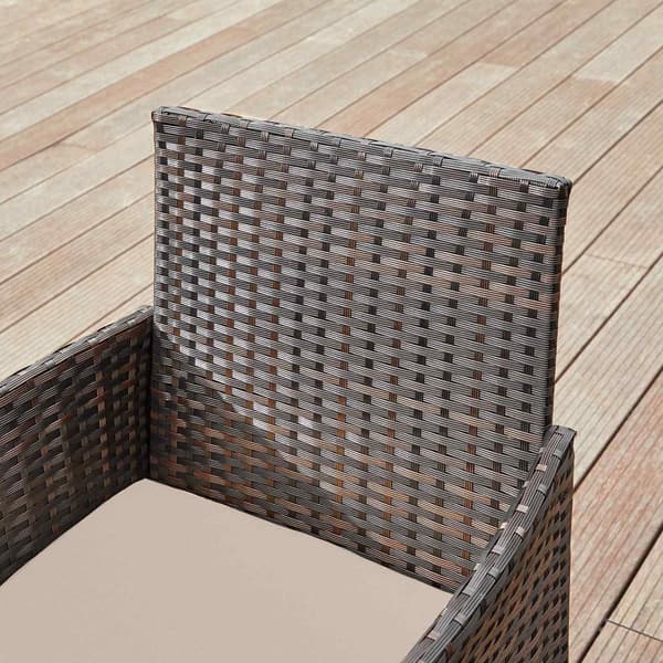 Rootz 3-delt havemøbelsæt - Terrassemøbler - Udendørs siddegruppe - Komfortable stole - 56,5 cm x 54,5 cm x 81,5 cm