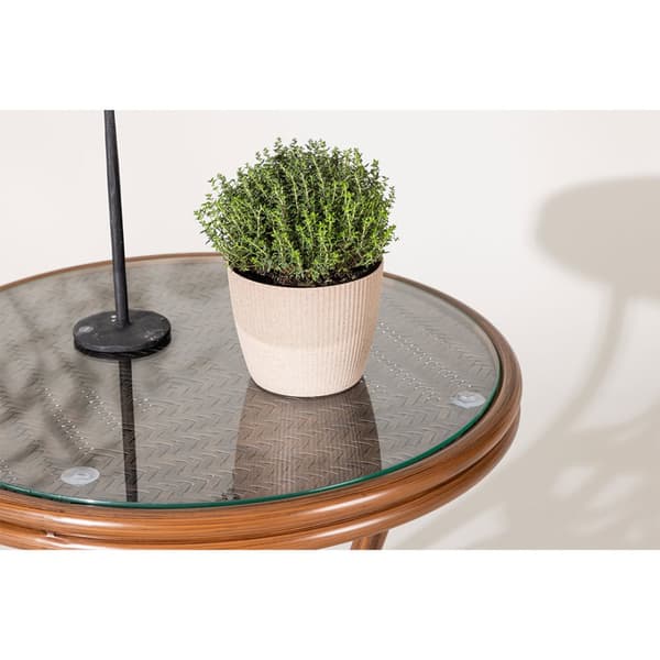 Sagres cafebord Ø60cm brun.