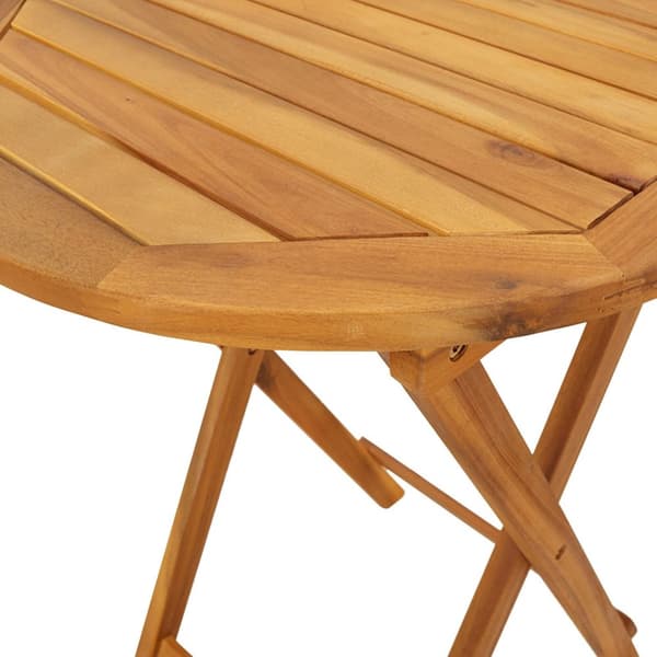 vidaXL 3-Delt Hage Bistro Set - Solid Akasietre