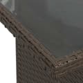 Miniatyrbilde 11 av 11: vidaXL Hagesofaer med puter 8 deler brun polyrotting akasie
