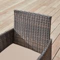 Miniatyrbild 5 av 6: Trädgårdsmöbelset, SONGMICS, Brun-Taupe.