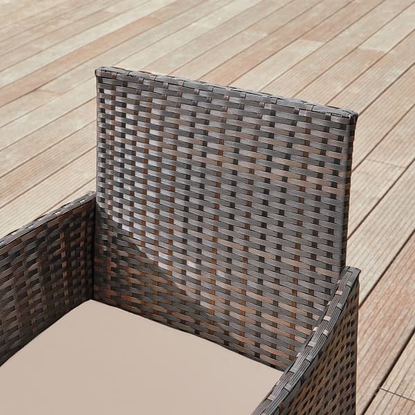 Trädgårdsmöbelset, SONGMICS, Brun-Taupe.
