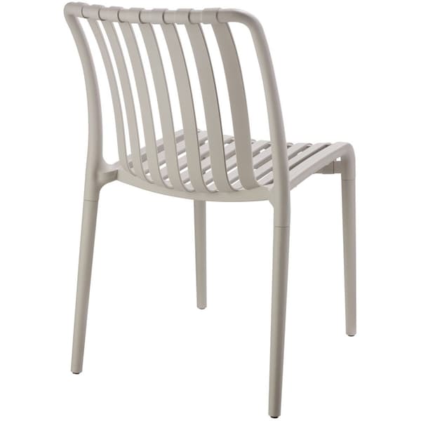 Havestole Alcudia, vejrbestandige, stabelbare - taupe,Sæt med 6 stk.