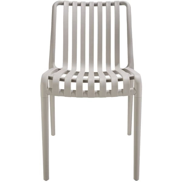 Havestole Alcudia, vejrbestandige, stabelbare - taupe,Sæt med 6 stk.