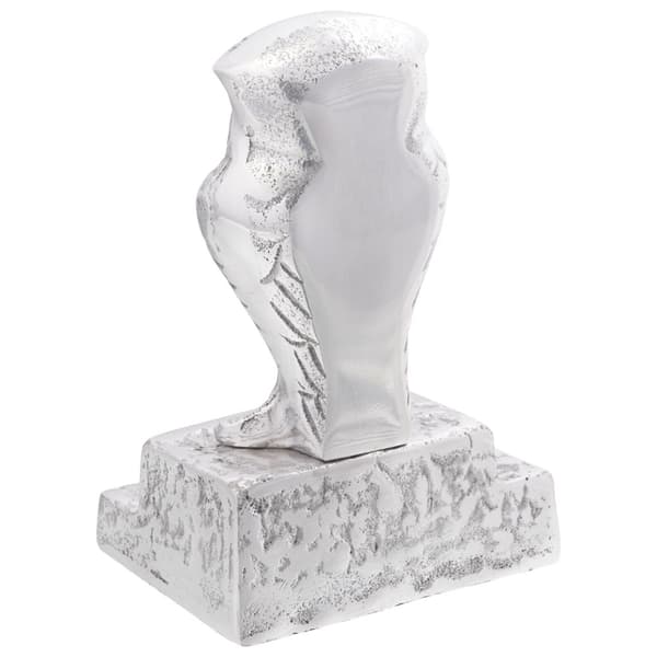 Bokstöd 2 st Silver 12x9x19 cm Aluminium Uggla