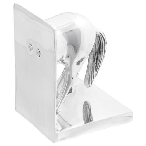 Bokstöd 2 st Silver 11x14x25 cm Aluminium Häst