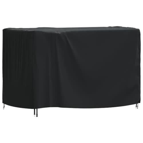 Överdrag till trädgårdsmöbler svart 140x70x90 cm vattentät 420D