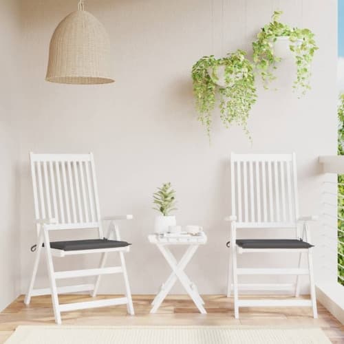 Stolsdynor 2 st antracit 50x50x4 cm oxfordtyg