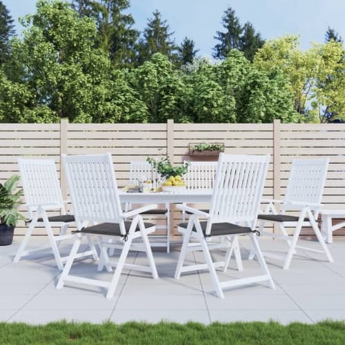 Stolsdynor 6 st antracit 50x50x4 cm oxfordtyg