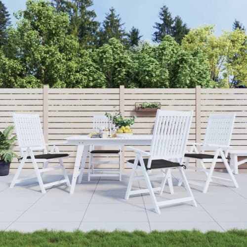 Stolsdynor 4 st svart 40x40x4 cm oxfordtyg