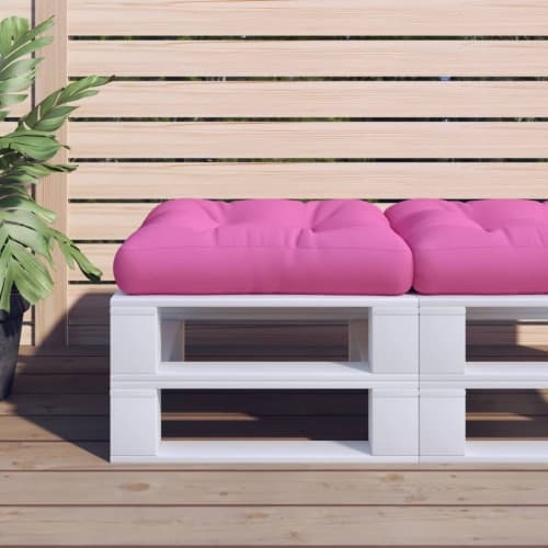 Palldyna rosa 50x50x12 cm tyg