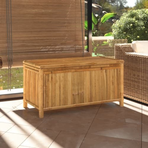 Trädgårdslåda 110x52x55cm bambu