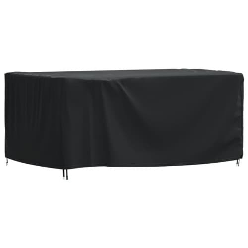 Överdrag till trädgårdsmöbler svart 172x113x73cm vattentät 420D
