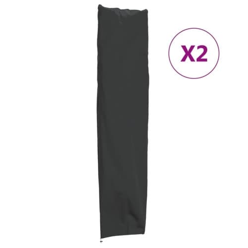 Parasollöverdrag 2 st 240x57/57 cm 420D oxford