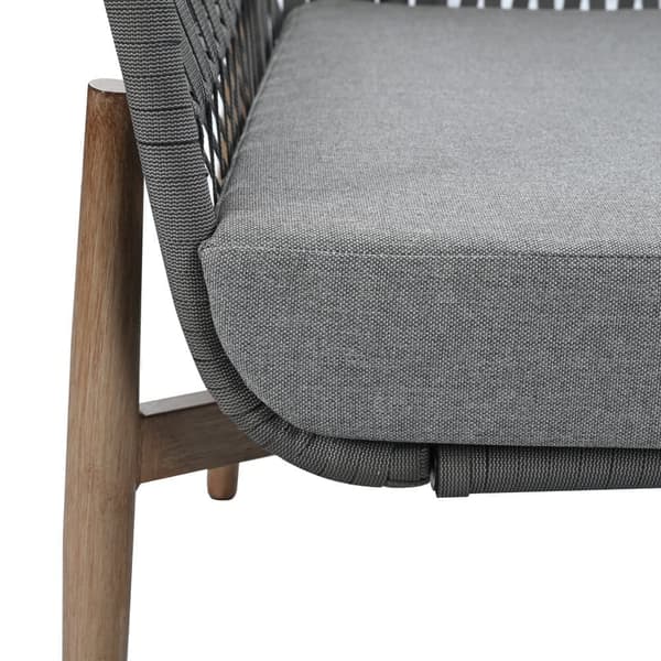 Havestue - sæt havesofaer - 5 sæder - lavet af galvaniseret jern - sofa - 2 lave borde - 2 lænestole - grå