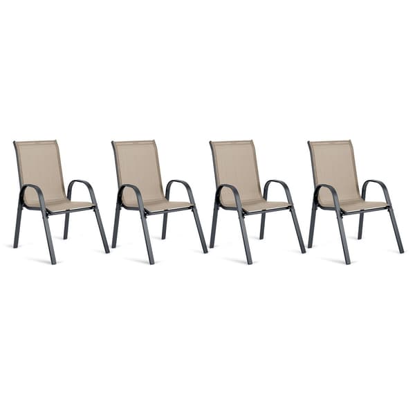 Sofotel SO-980 textil trädgårdsstolar set om 4