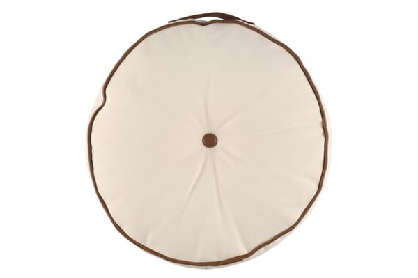 4Living Stolehynde Creme rund 45 cm