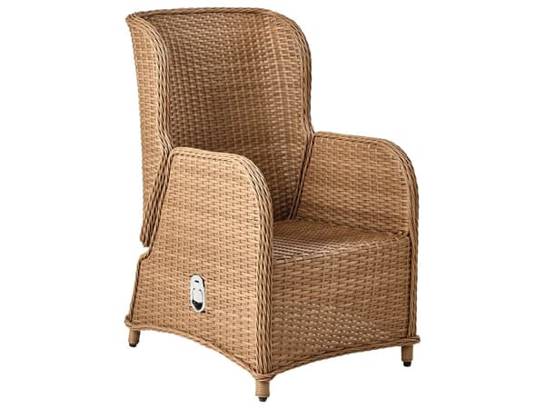 Loungesett til Hage Hagesett Hagemøbler 2-seters Brun Kunstrotting Tradisjonell Stil