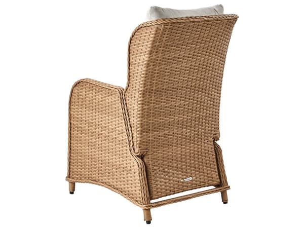 Loungesett til Hage Hagesett Hagemøbler 2-seters Brun Kunstrotting Tradisjonell Stil