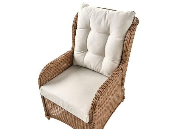 Loungesett til Hage Hagesett Hagemøbler 2-seters Brun Kunstrotting Tradisjonell Stil