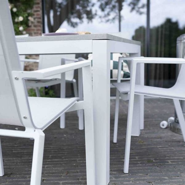 Aluminiumträdgårdsmöbler med träimitation Tampa Wilsa Garden