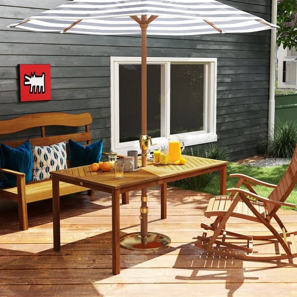 Havebord, 150x85 cm, Teak