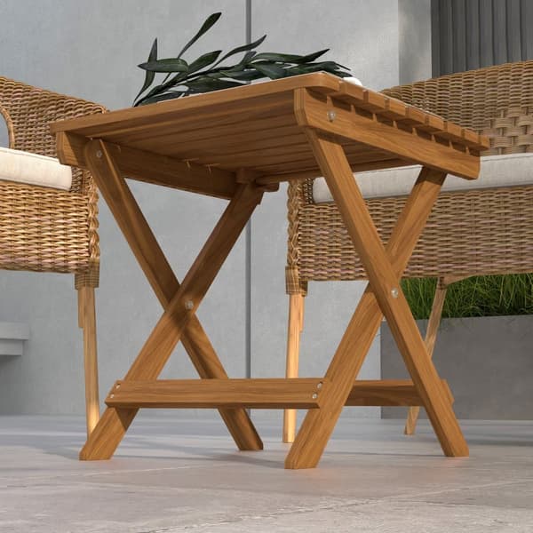 Sidobord, 45x45x45 cm, Teak