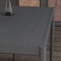 Miniatyrbillede 7 af 9: Spisebord, 145x90x74 cm, Mørkegrå