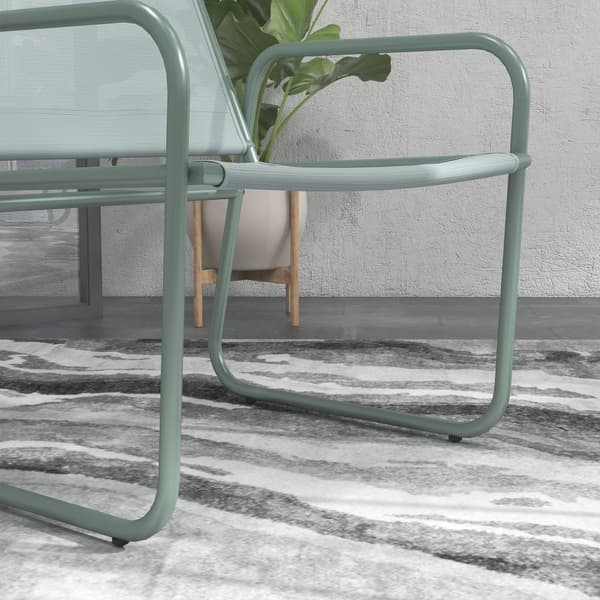 Bistro Set, 3tlg, Ø60x72H cm, Grön