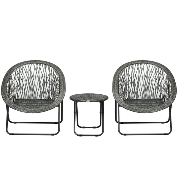 Have Møbelsæt, 76x77x78 cm, Grå