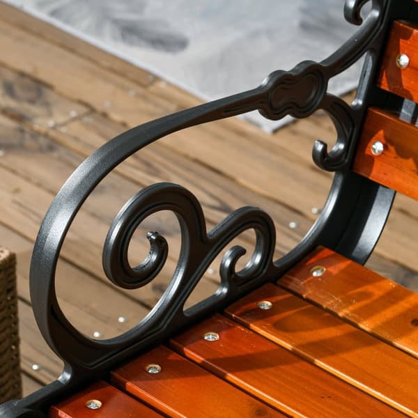 Trädgårdsbänk, 120x64x79 cm, Teak
