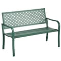 Miniatyrbillede 1 af 9: Havebænk, 280 kg, 127x63x83 cm, Mørkegrøn