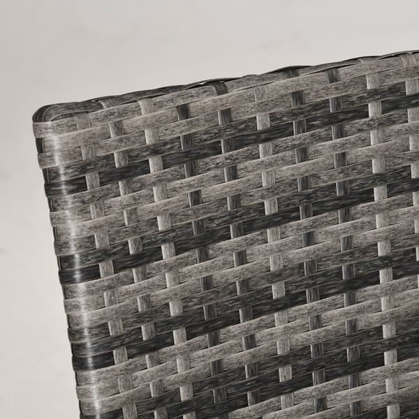 Balkonmøbelsæt, 60x58.5x89.5 cm, Mørkegrå