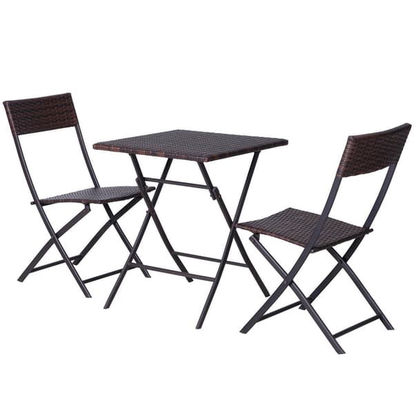 Bistro Sæt, 60x60x72 cm, Brun