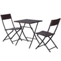Miniatyrbillede 1 af 9: Bistro Sæt, 60x60x72 cm, Brun