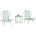 Miniatyrbillede 10 af 10: Rootz 3 -Dart Bistro Set - Garden Furniture Set - Poly Rattan Stole - Weatherbolde - Rustfrit stål - 74 cm x 68 cm x 78 cm