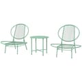 Miniatyrbillede 1 af 10: Rootz 3 -Dart Bistro Set - Garden Furniture Set - Poly Rattan Stole - Weatherbolde - Rustfrit stål - 74 cm x 68 cm x 78 cm