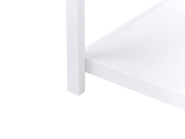 Utekjøkkenøy med vask Hvit og Brun Stålplate Lyst tre 159 x 50 x 91 cm Enkel Skaputløp 3 hyller Hagekjøkken