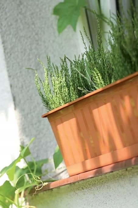 Terrakotta balkonkasse Agro 40 cm