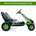 Miniatyrbillede 7 af 8: Pedaldrevet Cykel Gokart, 105x59x62 cm, Grøn