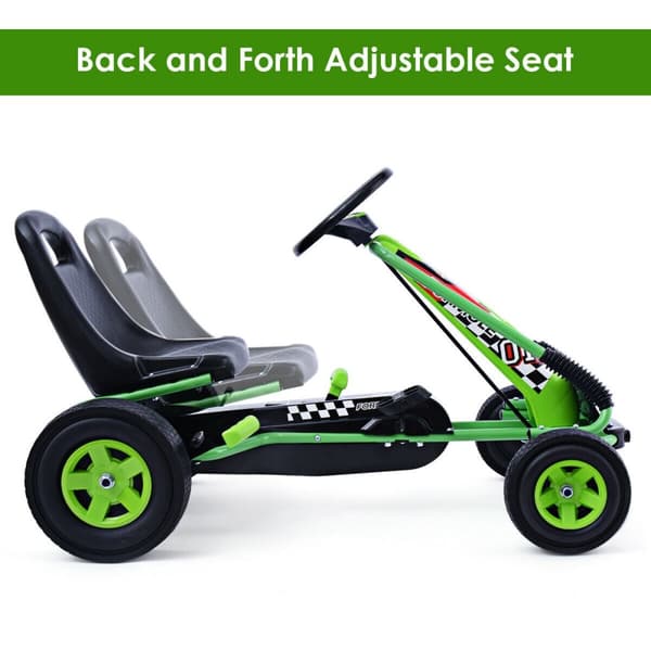 Pedaldrevet Cykel Gokart, 105x59x62 cm, Grøn
