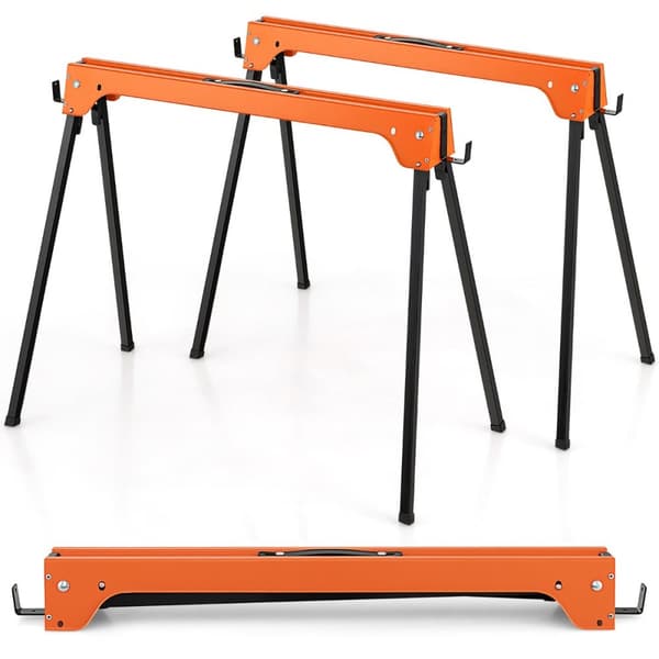 Såghästar, 92x48x74 cm, Orange