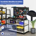 Miniatyrbillede 2 af 8: Arbejdsbord, 121x61 cm, Sort