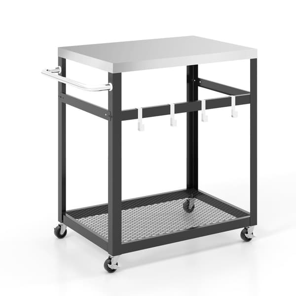 Grillvogn, 33x20x33,5 tommer, Sort