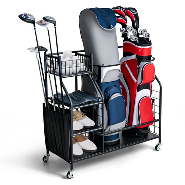 Golfbagorganisator, 37,5x15,5x37 tommer, Sort