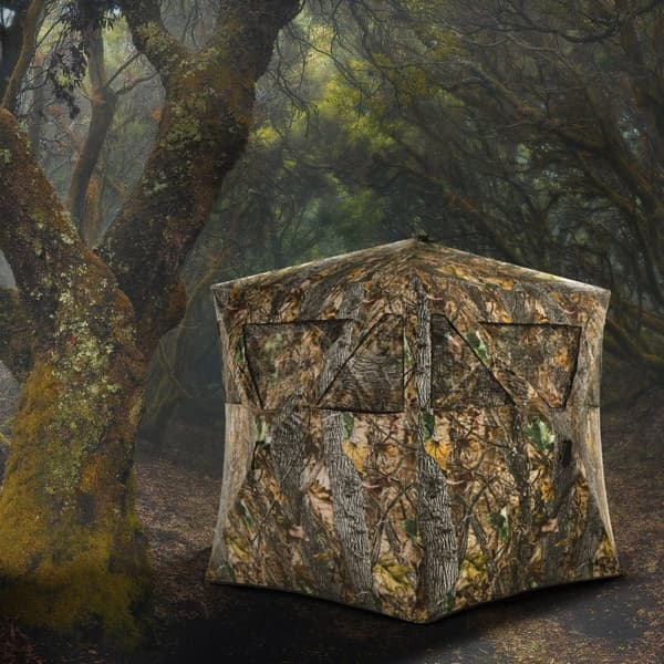 Jagtskjul, 180x200x166 cm, camouflage