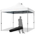 Miniatyrbillede 8 af 8: Pop Up Canopy Event Party Tent, 10' x 10' x 10'-10.5'-11', Hvid